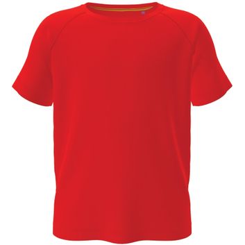 Stedman Mesh Raglan 140 Kids - Scarlet Red