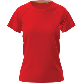 Stedman Mesh Raglan 140 Ladies - Scarlet Red