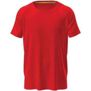 Stedman Mesh Raglan 140 Mens - Scarlet Red