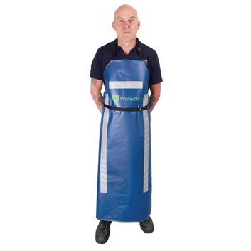 Protecto hi-vis Dairy Apron Blue