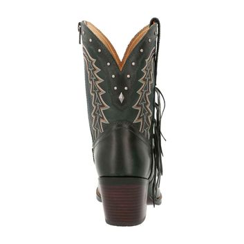 Durango Ladies Crush Bootie Ankle Boots Saddle Brown/Denim Blue alternative