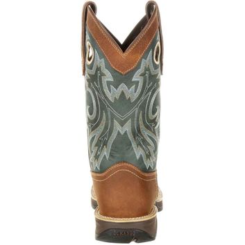 Durango Men's Rebel Western Boots Saddlehorn/Clover alternative