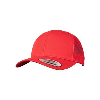 Flexfit Retro Trucker Cap Red
