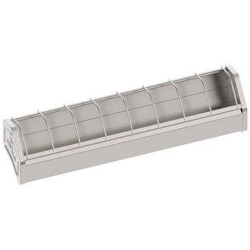 Copele Poultry Feeder Mini Metal Trough Feeder 30cm