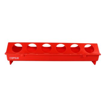 Copele Poultry Feeder Plastic for Chicks 50cm Red