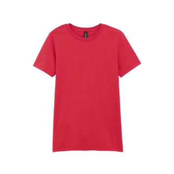 Gildan Softstyle CVC Women's T-Shirt Red Mist