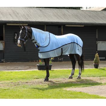 Equilibrium Quick Chill Cool Rug Detachable Neck Light Blue alternative