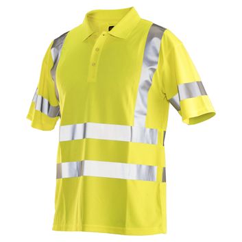Jobman Polo Shirt Hi-Vis Yellow