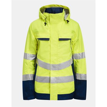 Jobman Shell Jacket Hi-Vis Yellow/Navy