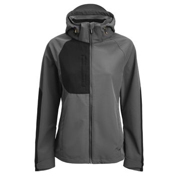 Jobman Women's Oxygen Softshell Jacket Dark Grey/Black
