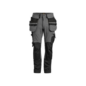 Jobman Craftsman Trouser 4-Way Stretch Dark Grey/Black