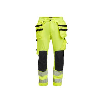 Jobman Craftsman Trousers Stretch Hi-Vis Yellow/Black