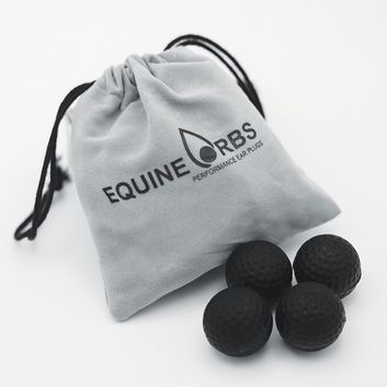 Equetech Equine Orbs - Performance Ear Plugs Black alternative