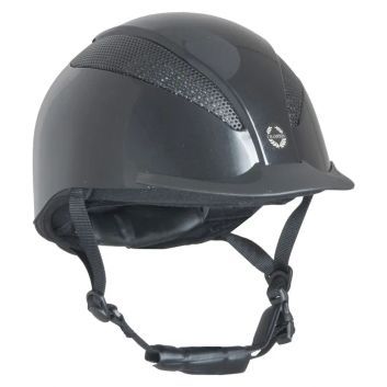 Champion Air-Tech Deluxe Riding Hat Dial Fit - Metallic Black