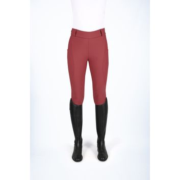 Coldstream Balmore Thermal Riding Tights - Burgundy