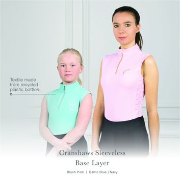 Coldstream Next Generation Cranshaws Sleeveless Base Layer - Baltic Blue alternative