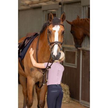 Coldstream Next Generation Kids Midlem Short Sleeve Base Layer - Dusky Pink alternative