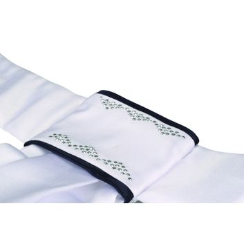 Coldstream Sunwick Ready Tied Stock - White/Navy