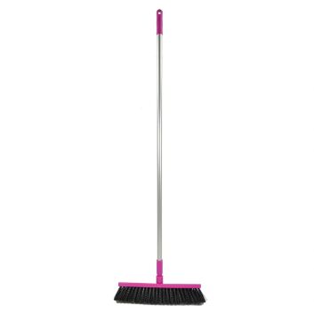 Harold Moore Equestrian Stable &amp; Yard Broom - Pink