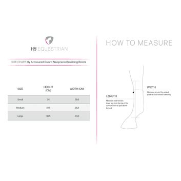 Hy Armoured Guard Neoprene Brushing Boots - Black/Black alternative