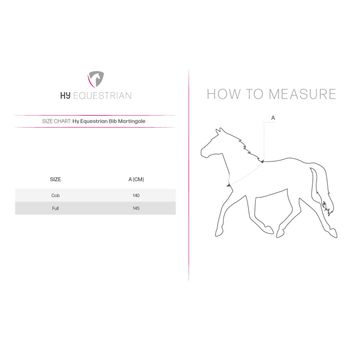 Hy Equestrian Bib Martingale - Black alternative