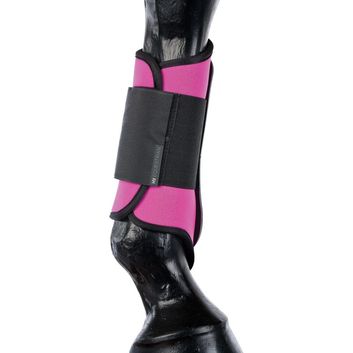 Hy Equestrian Brushing Boots - Pink
