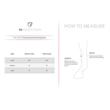 Hy Equestrian Brushing Boots - Pink alternative