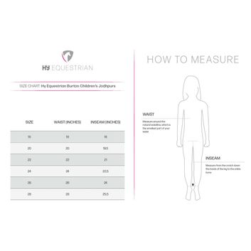 Hy Equestrian Burton Children's Jodhpurs - Navy alternative