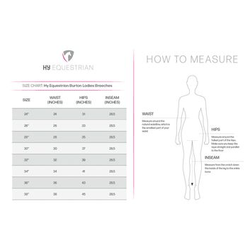 Hy Equestrian Burton Ladies Jodhpurs - Black alternative