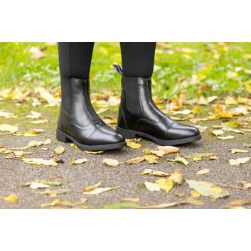 Hy Equestrian Canterbury Zip Jodhpur Boot - Black