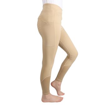 Hy Equestrian Children's Fordwich Riding Tights - Beige