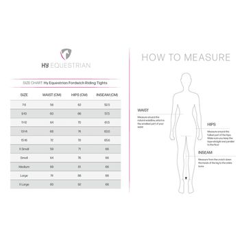 Hy Equestrian Children's Fordwich Riding Tights - Beige alternative