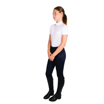 Hy Equestrian Children'S Roka Regal Riding Tights Navy alternative