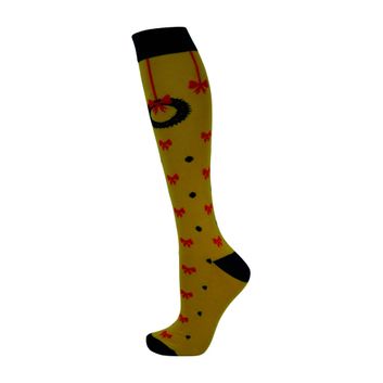 Hy Equestrian Christmas Decorations Socks (Pack of 3) - Navy/Red/Gold alternative