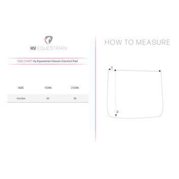 Hy Equestrian Classic Comfort Pad - Black alternative