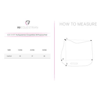 Hy Equestrian Competition All Purpose Pad - Ombre Grey alternative