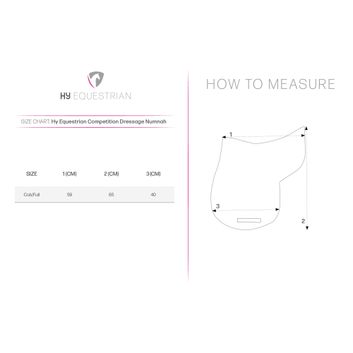 Hy Equestrian Competition Dressage Numnah - Brown alternative