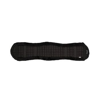Hy Equestrian Dressage Fleece Girth Cover - Black/Black alternative