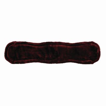 Hy Equestrian Dressage Fleece Girth Cover - Brown/Brown