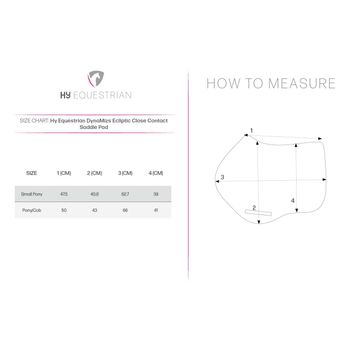 Hy Equestrian DynaMizs Ecliptic Close Contact Saddle Pad - Cobalt/Ocean alternative