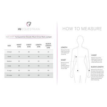 Hy Equestrian Elevate Allure Cross Neck Jumper - Navy alternative