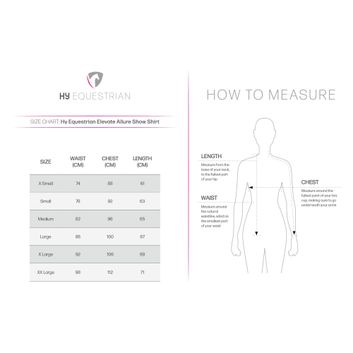 Hy Equestrian Elevate Allure Show Shirt - Navy/Fossil/White alternative