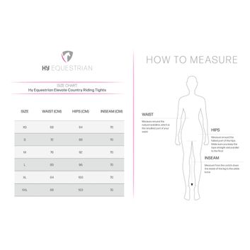 Hy Equestrian Elevate Country Riding Tights - Navy alternative