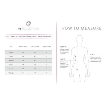Hy Equestrian Elevate Country Teddy Fleece Gilet - Navy alternative