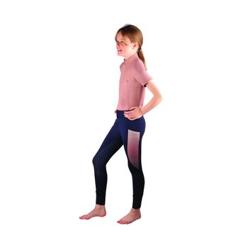 Hy Equestrian Elevate Mizs Riding Tights - Navy