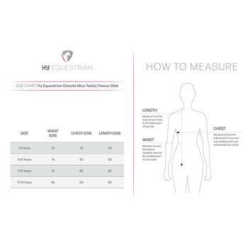 Hy Equestrian Elevate Mizs Teddy Fleece Gilet - Navy alternative