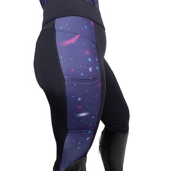 Hy Equestrian Elevate Out of this World Riding Tights - X Large