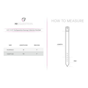 Hy Equestrian Elevate Polo Belt - Grape/Riviera alternative