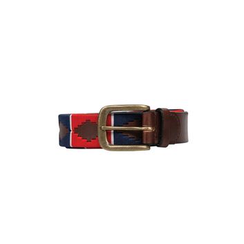 Hy Equestrian Elevate Polo Belt - Red/Navy/White
