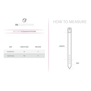 Hy Equestrian Elevate Polo Belt - Teal/Mocha/Beige alternative